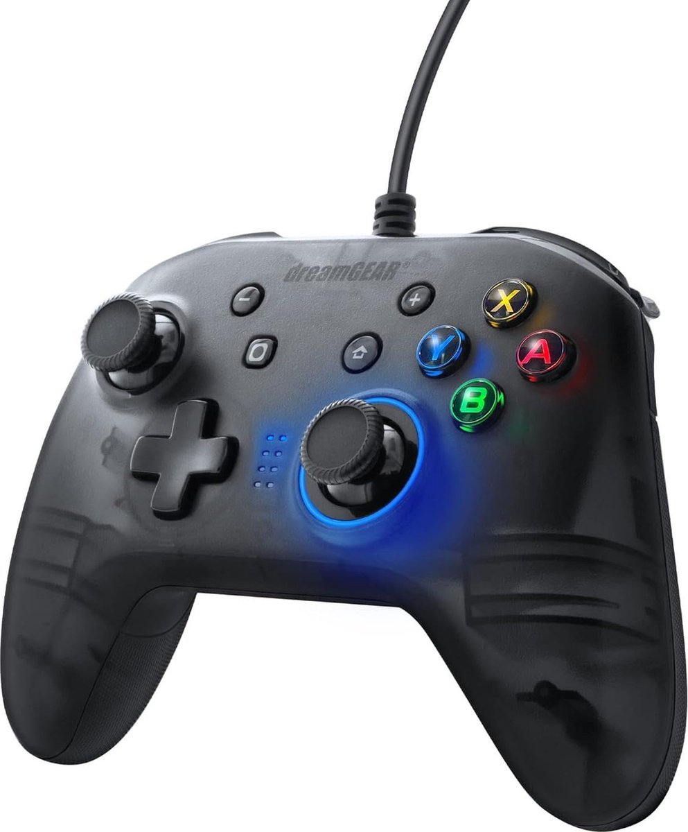 dreamGEAR Shadow Zwart Gamepad Nintendo Switch, Nintendo Switch OLED