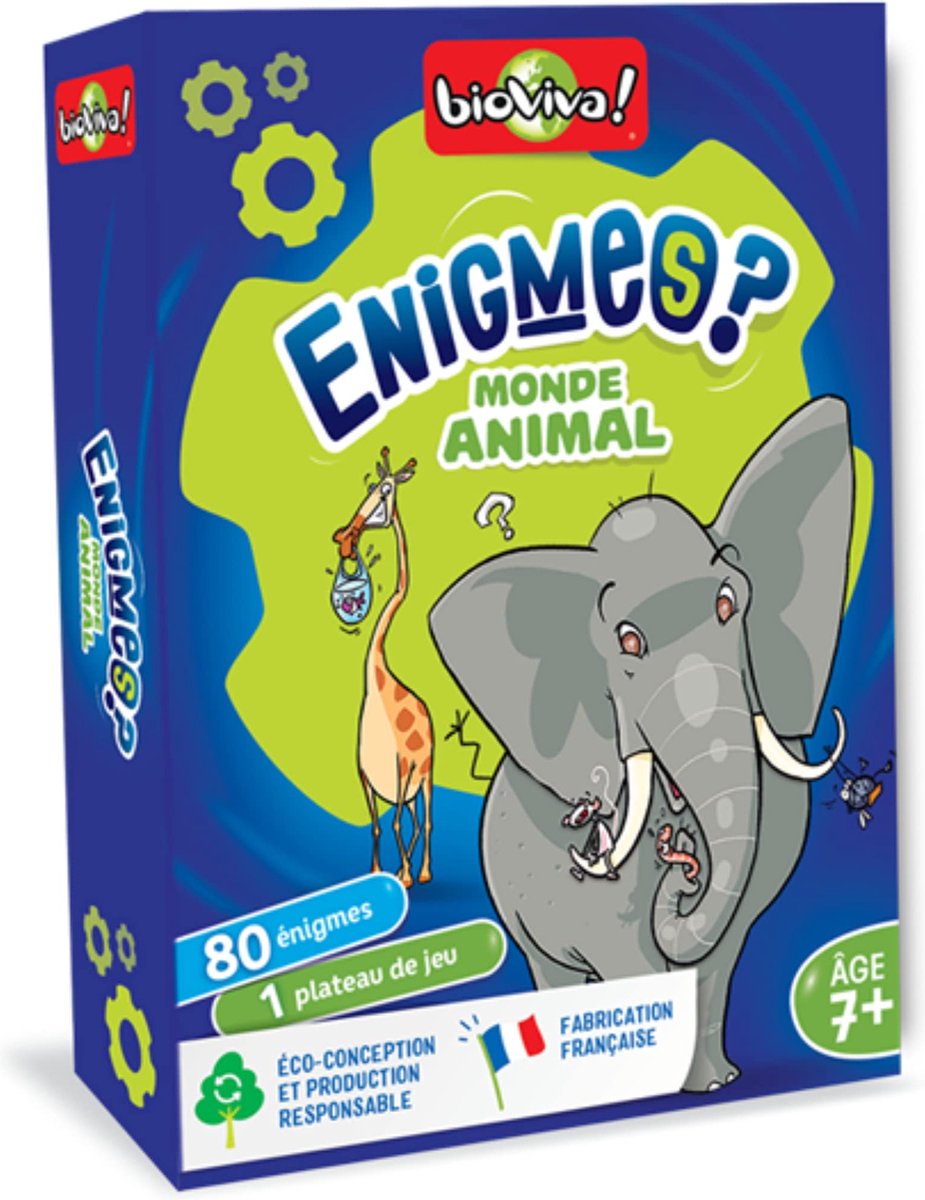 Bioviva Raadselspel Enigmes - Dierenwereld (7+ jaar)