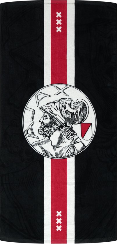 Ajax-handdoek zwart