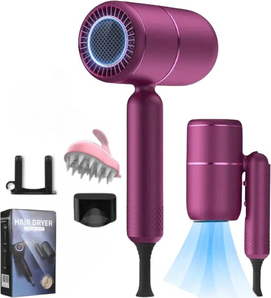 Föhn met Diffuser Krullen Ionische Haardroger Haarföhn Krullen