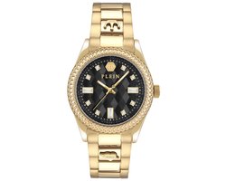 Philipp Plein Queen PWCDA0624 Horloge - Staal - Goudkleurig - Ø 38 mm