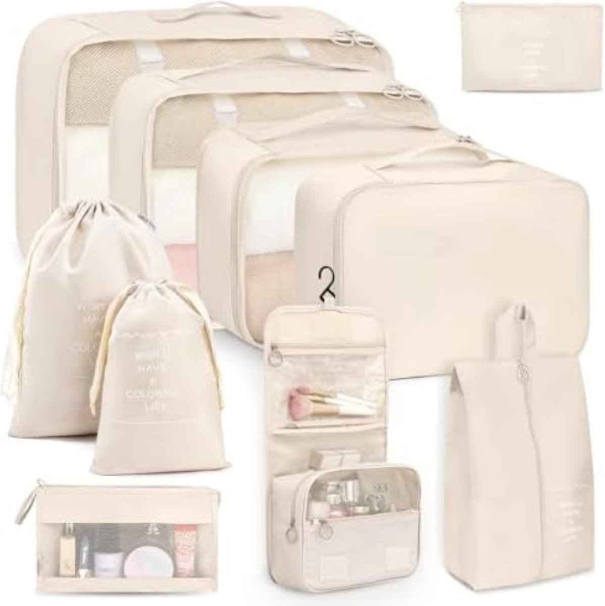 Lexium Packing Cubes Backpack - Backpack Organizer - Packing Bags Backpack - Packing Cubes Compression - Compression Cube