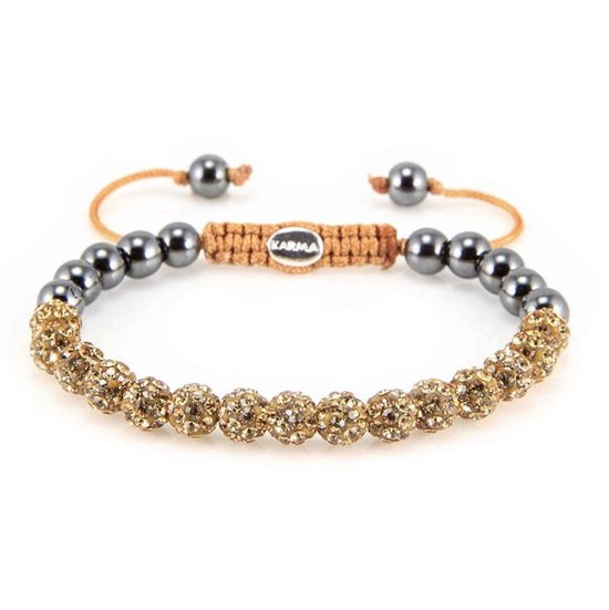 Karma Armband Spiral Dorado Crystal XS 82080