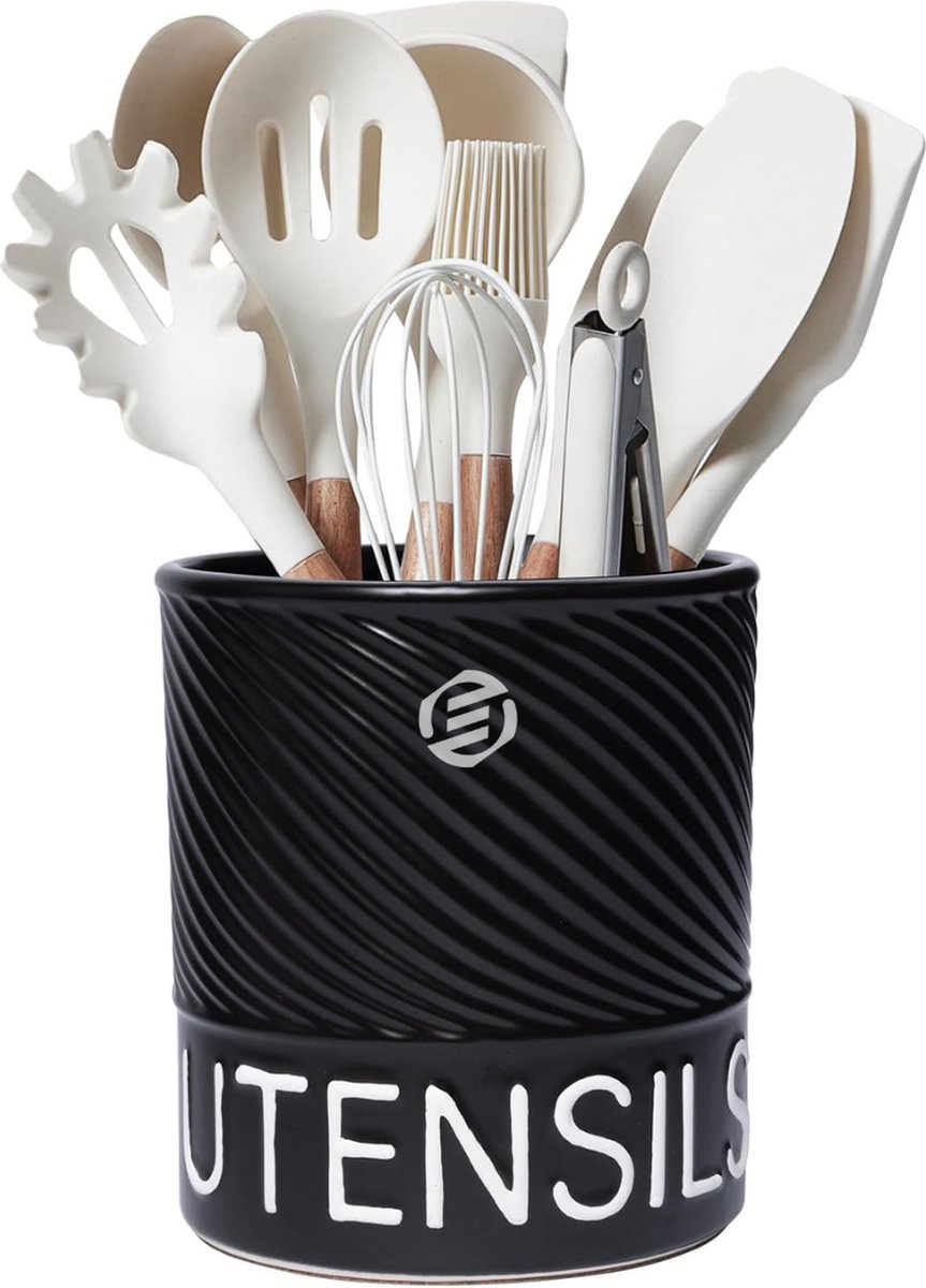 Equivera Spatelpot - Spatelpot - Keukengerei Houder - Keukengerei Pot - Keuken Accessoire