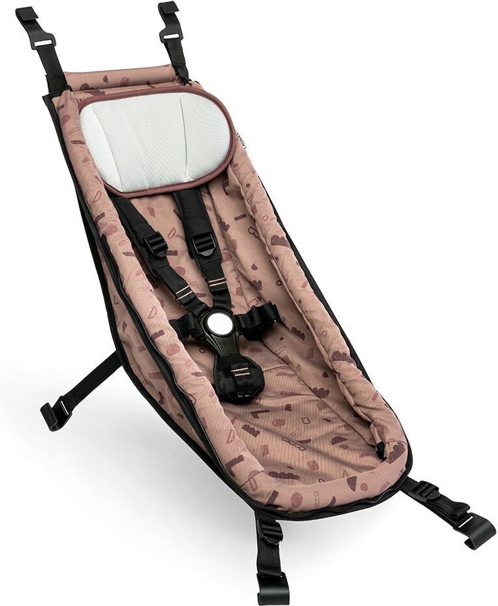 Croozer Babyzitje Red met Motief