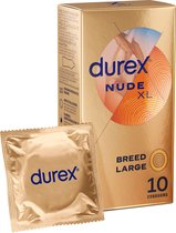 Durex - Condooms Nude XL 10 st - Huid op Huid gevoel - Ultra Dun