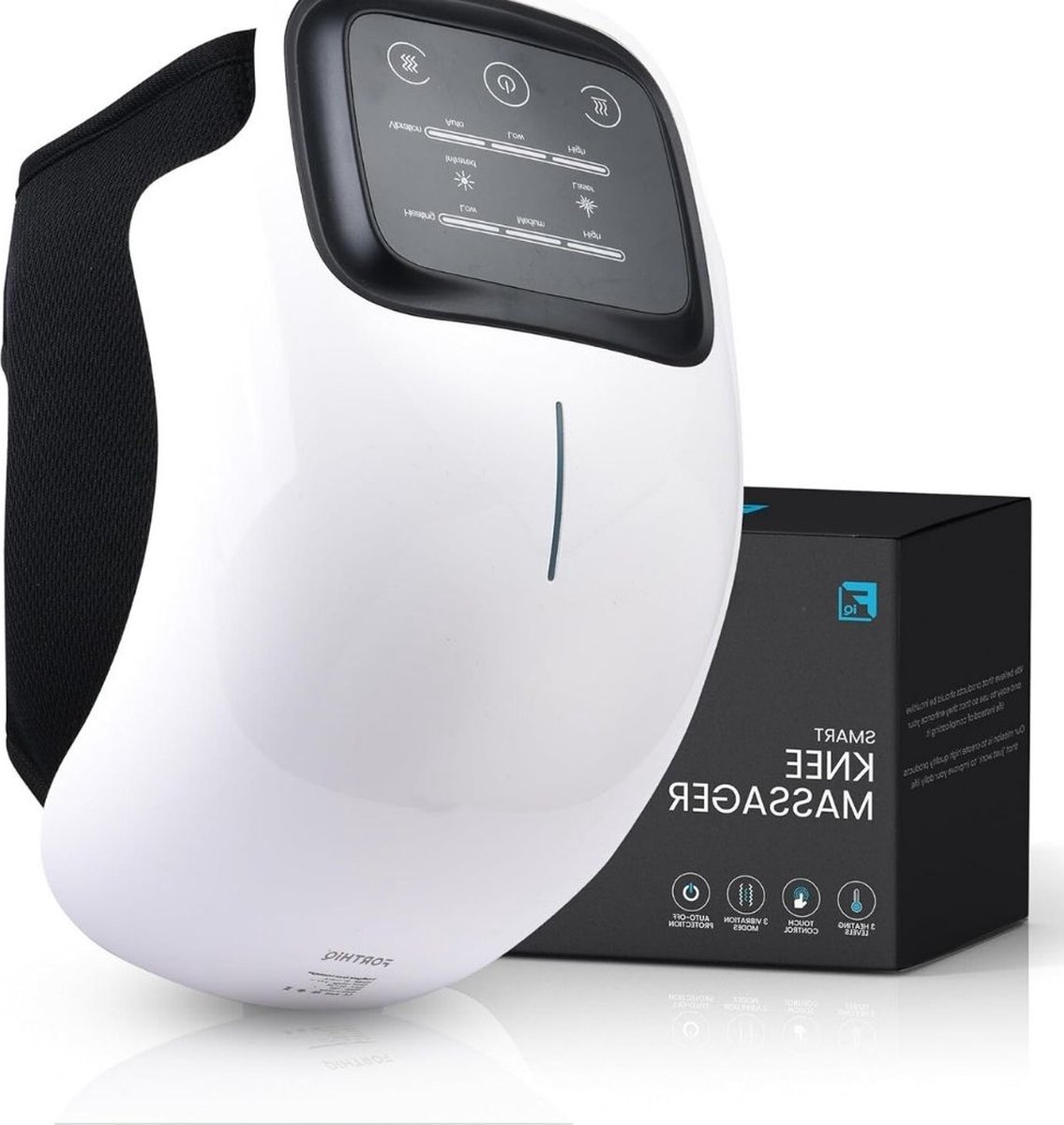 Goedkoopste Knie Massage Apparaat - Rood Lichttherapie Met 3 Verstelbare Warmtes en Trillingen - Infrarood Massageapparaat - Kniebrace Massager voor Pijnbestrijding & tegen Gewrichtspijn – Draadloos – Voor Pijn / Stijfheid en Blessure