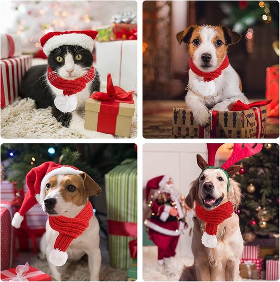 Kerst halsband voor hond of kat - Dierenriemen