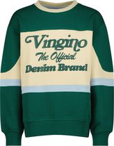 Vingino Sweater Noan Jongens Trui - Bottle Green - Maat 140