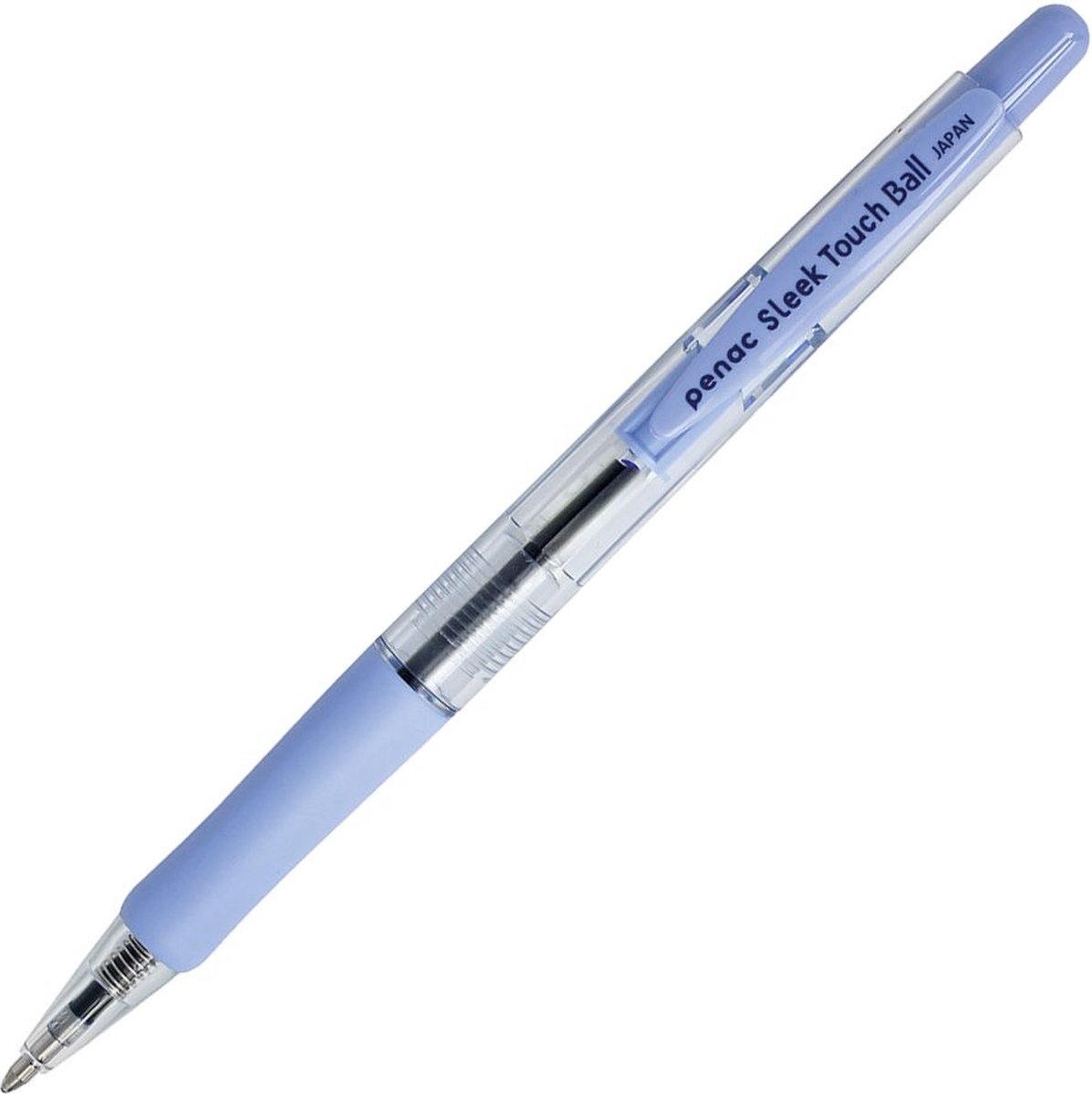Penac Balpen - Sleek Touch - 12 pack - Pastel Blauw - 1.0mm - Blauw inkt