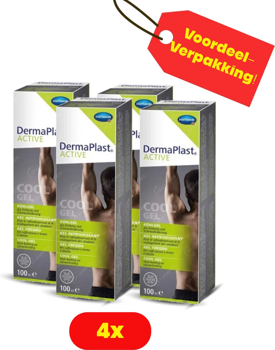 Goedkoopste 4 x Dermaplast Cool Gel 100 ml - Voordeelverpakking!