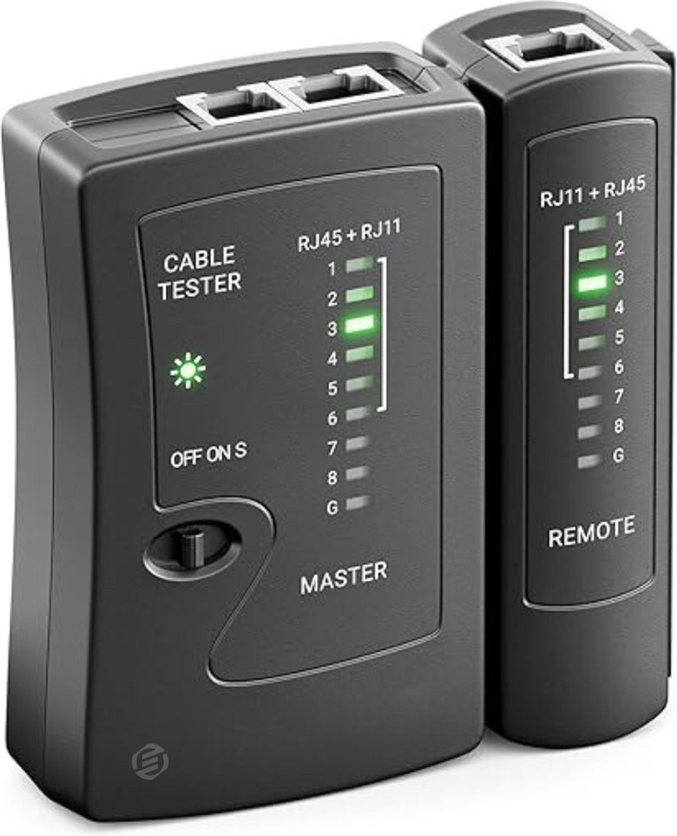 Equivera Netwerkkabel tester - UTP tester - Kabel tester - Netwerk tester