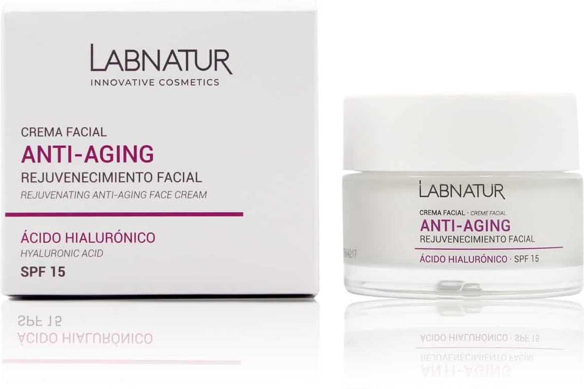 Goedkoopste Labnatur Bio Anti-aging gezichtscrème - verminderen van rimpels - verjongd en beschermd - 50ml