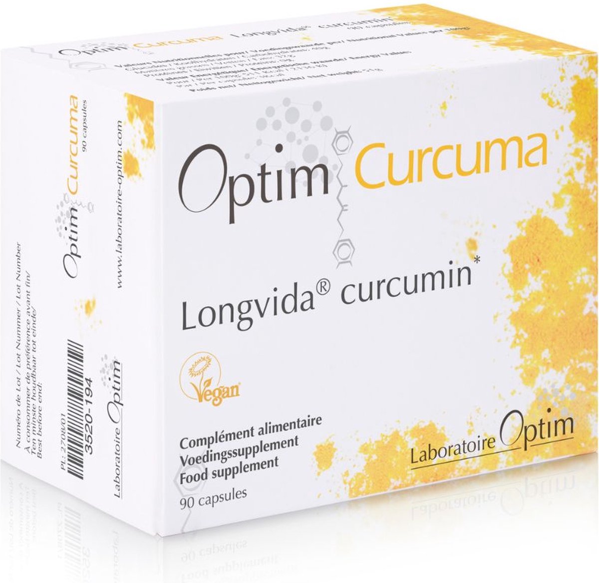Goedkoopste Optim Curcuma 90 capsules - Longvida Curcumine - Kurkuma Extract - Soepele Gewrichten