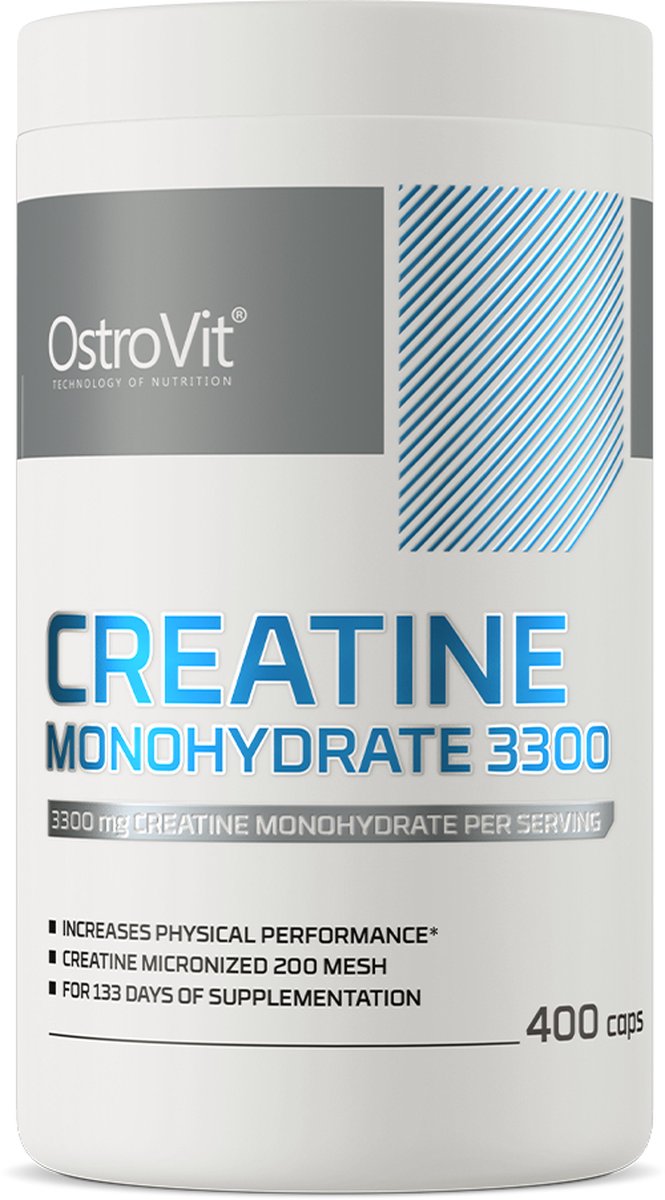 Goedkoopste Creatine - OstroVit - Creatine Monohydraat 3300mg - 400 capsules