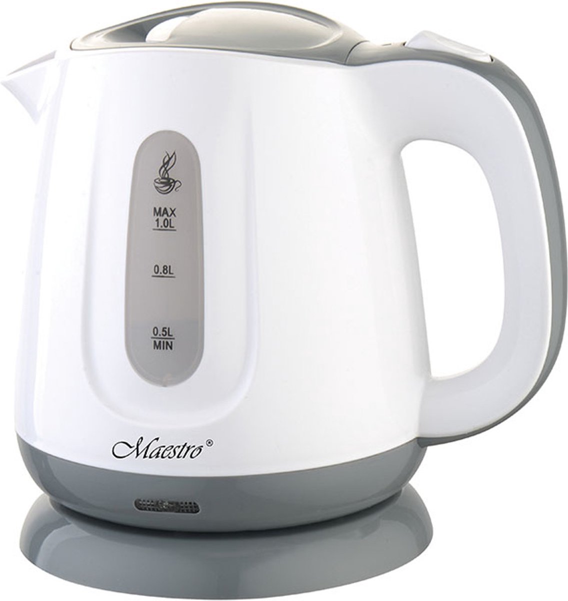 Feel-Maestro MR013 - waterkoker 1 l Grijs, Wit 1100 W