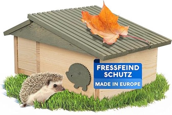 Equivera egelhuis - egelhuisje - egelhuisje waterdicht - egelhuisje hout - egelhuis waterdicht