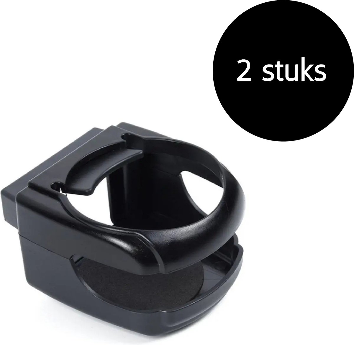 Set van 2x Universele Zwarte Bekerhouder Auto | Blikjeshouder Ventilatierooster | Auto Drankhouder | Car Can Holder / Frisdrank houder voor voertuig
