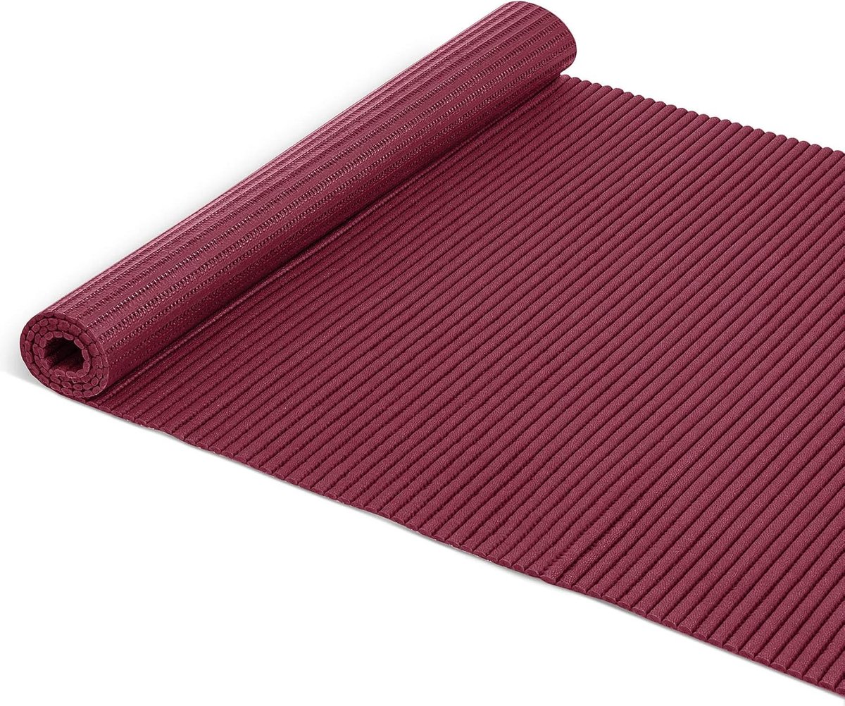 Goodivery ® Zachte Antislip Badmat voor Diverse Gebruiksruimten in Bordeaux Rood van 65 x 1500 cm