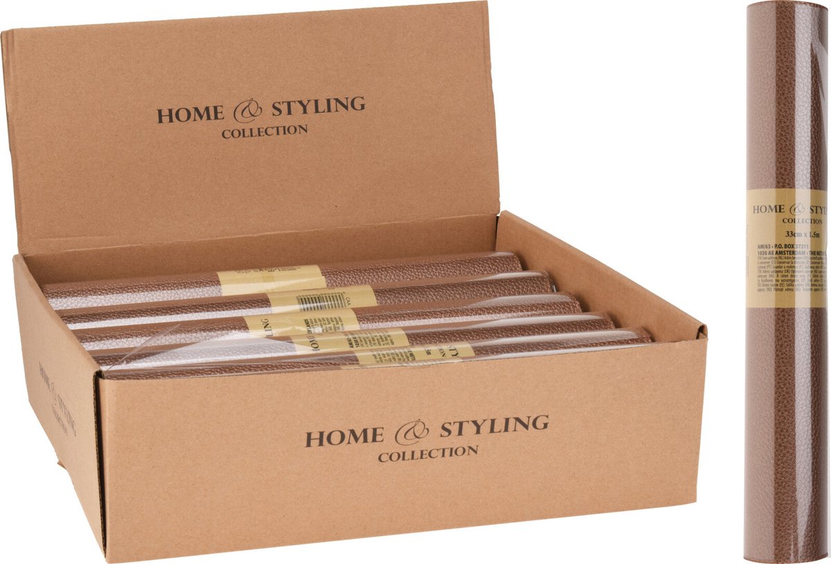 Home & Styling Loper - Tafelloper - 33x150cm - Brons