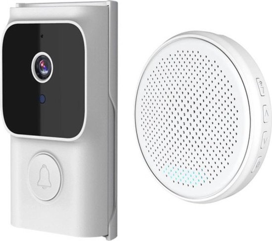Tuya Smart Video Doorbell - Inclusief Chime - Slimme deurbel - Smart deurbel - Video deurbel - Wit — afbeelding 4