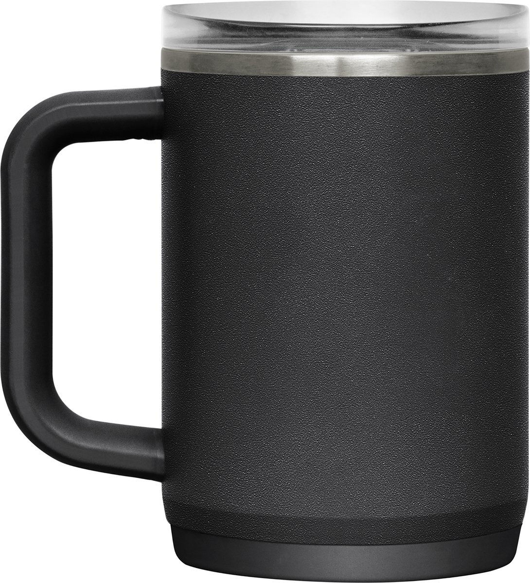 CamelBak Thrive Mug Vacuum Insulated - Isolatie drinkbeker - 470 ml - RVS - Lekvrije Drinkfles - Waterfles - Reisbeker - Thermosfles - Zwart (Black) – foto 5