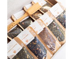 Lottea Theeproeverij Speciaal - moederdag cadeau, thee proeverij pakket, thee cadeau, thee pakket, thee geschenk, cadeau vriendschap, cadeau set, gift set, brievenbus cadeau Lottea Theeproeverij Speciaal - moederdag cadeau, thee proeverij pakket, thee cadeau, thee pakket, thee geschenk, cadeau vriendschap, cadeau set, gift set, brievenbus cadeau