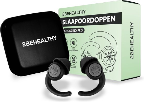 2BEHEALTHY® Oordoppen - Zwart
