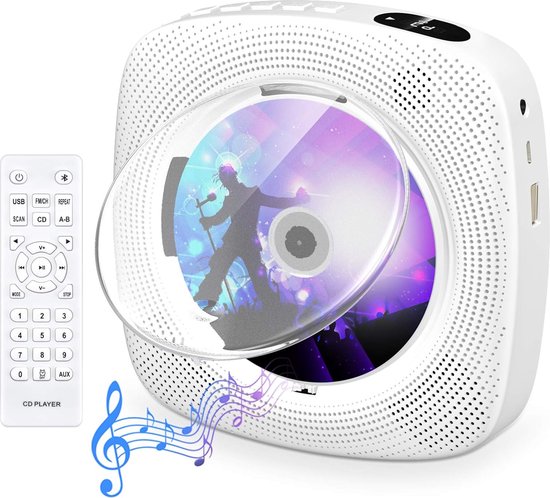 CD/DVD-speler met Bluetooth, aan de muur gemonteerde cd-dvd-speler HDMI