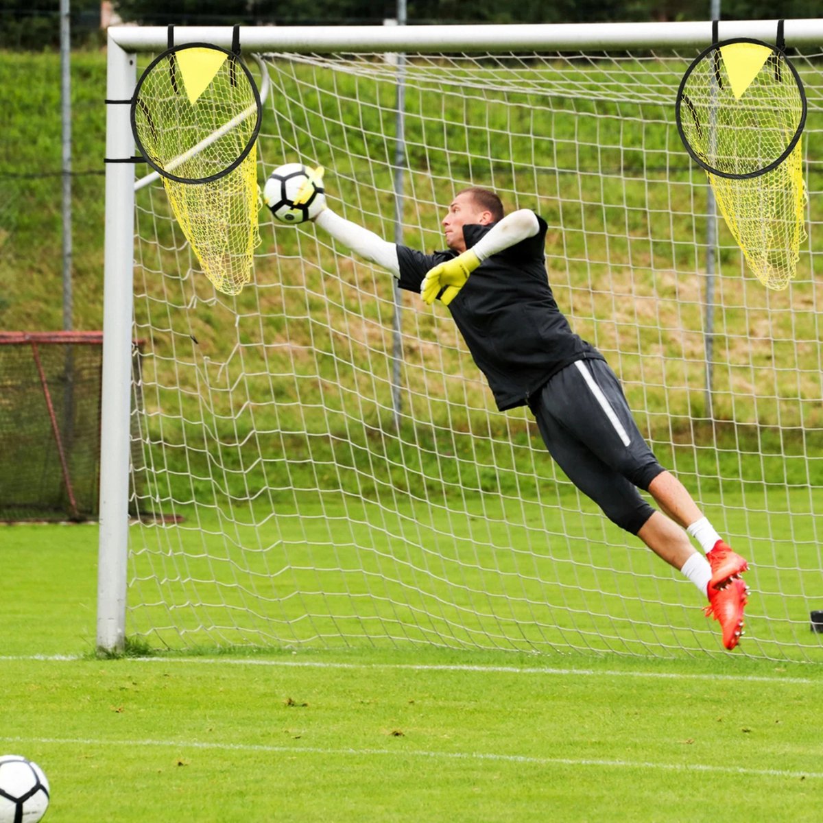 Voetbal trainingsmateriaal - Voetbal Spullen - Kruising Target - Voetbal Training - Set van 2 — afbeelding 8