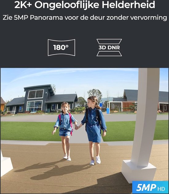 Deurbel Met Camera - Ring - Videofoon - WIFI - Groothoek - Slimme Detectie — afbeelding 5