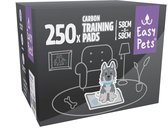 Easypets Carbon Puppy Training Pads - 250 pièces - Apprentissage de la propreté - Toilette pour chien - 58 x 58 cm