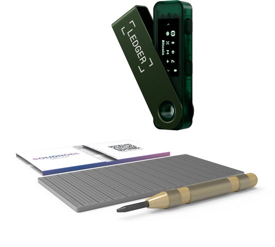 Ledger Nano S Plus Emerald Green + SOLIDHODL