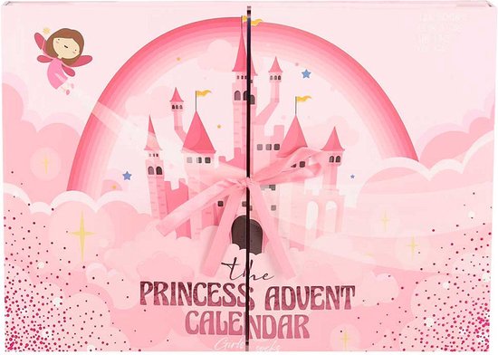 Adventskalender meisjes - Prinses - 12-Paar sokken - Maat 31/36 - adventkalender kinderen - Uniek cadeau