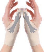 U Fit One 2 Stuks Duimbrace - Duimbandage - Voorgevormd - Klittenband Sluiting - Beige - Links en Rechts
