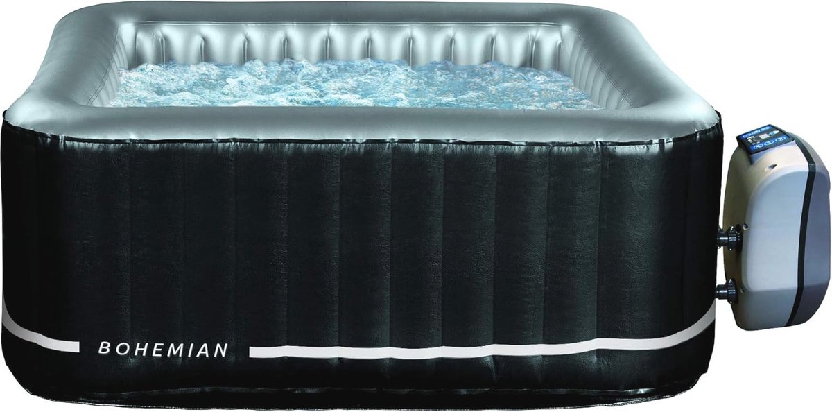 Opblaasbare vierkante Spa 2 + 2 zits voor binnen en buiten - afbeelding 2