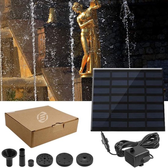 Ubbink SolarMax 2500 vijverpomp fontein met zonnepaneel - incl. accu