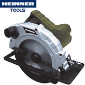 Heinner Cirkelzaag 185mm Schijfdiameter incl. Geleiderail + Koolborstelset + Inbussleutel - 1400W / 230V - 5000 RPM