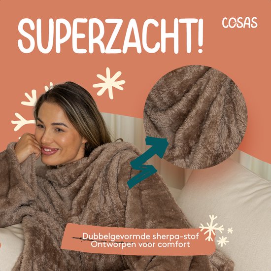 Couverture avec manches -