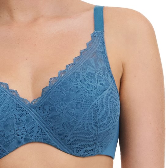 Niet voorgevormde Beugel BH - Goudkleurig Beige - Floral Touch