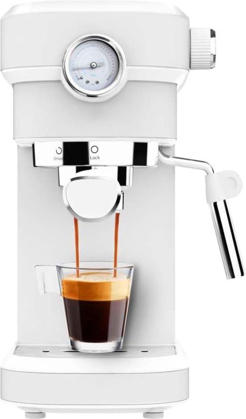 DailySupplies® Espressomachine - Koffiezetapparaat - Koffiemachines - Wit