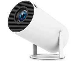 Mini beamer - projector - beamerscherm - projectiescherm - 4K ondersteuning - 150 ANSI lumen - Outdoor & Indoor Projector - 1280x720dpi - LCD - Wit