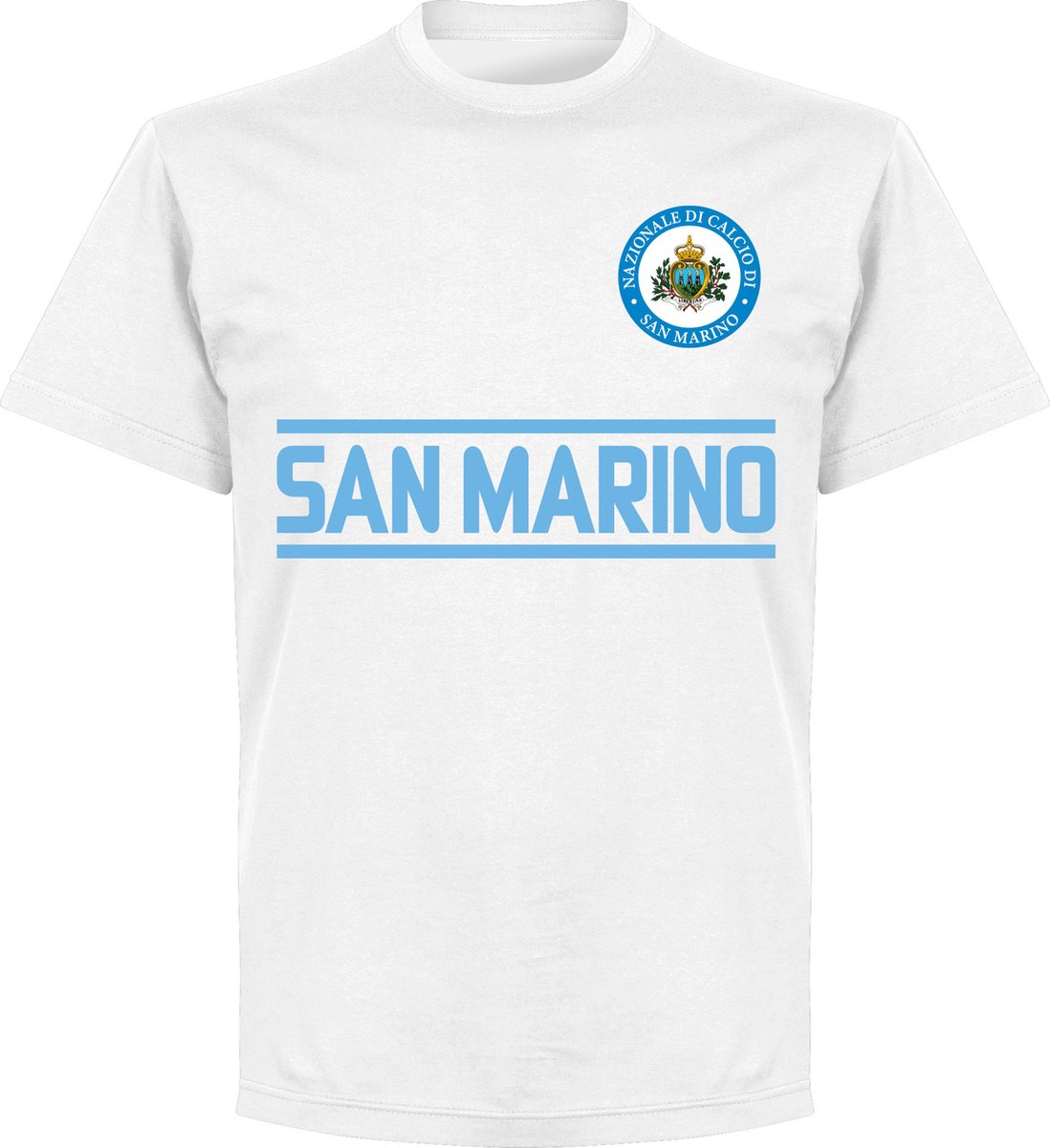 San Marino Team T-Shirt - Wit - XXXL