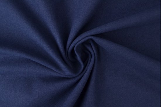 Tissu Molton - Bleu marine - 1 mètre - Au mètre - Largeur 150cm