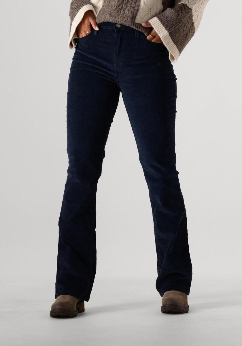 Lee Breese Boot Jeans Dames Broek Donkerblauw