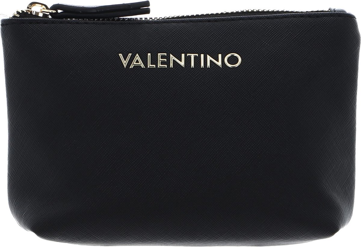 VALENTINO Toilettas Zero Re Soft Cosmetic Case Nero Zwart