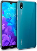 Huawei Y5 2019 hoesje siliconen case hoes cover transparant