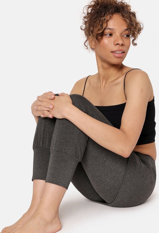 Bellivalini Dames Yogabroek - Sport - Vrijetijdsbroek - Lang - Viscose - Sportbroek - BLV-BLV50-276-YPS - Donker melange - XS van Bellivalini — afbeelding 4