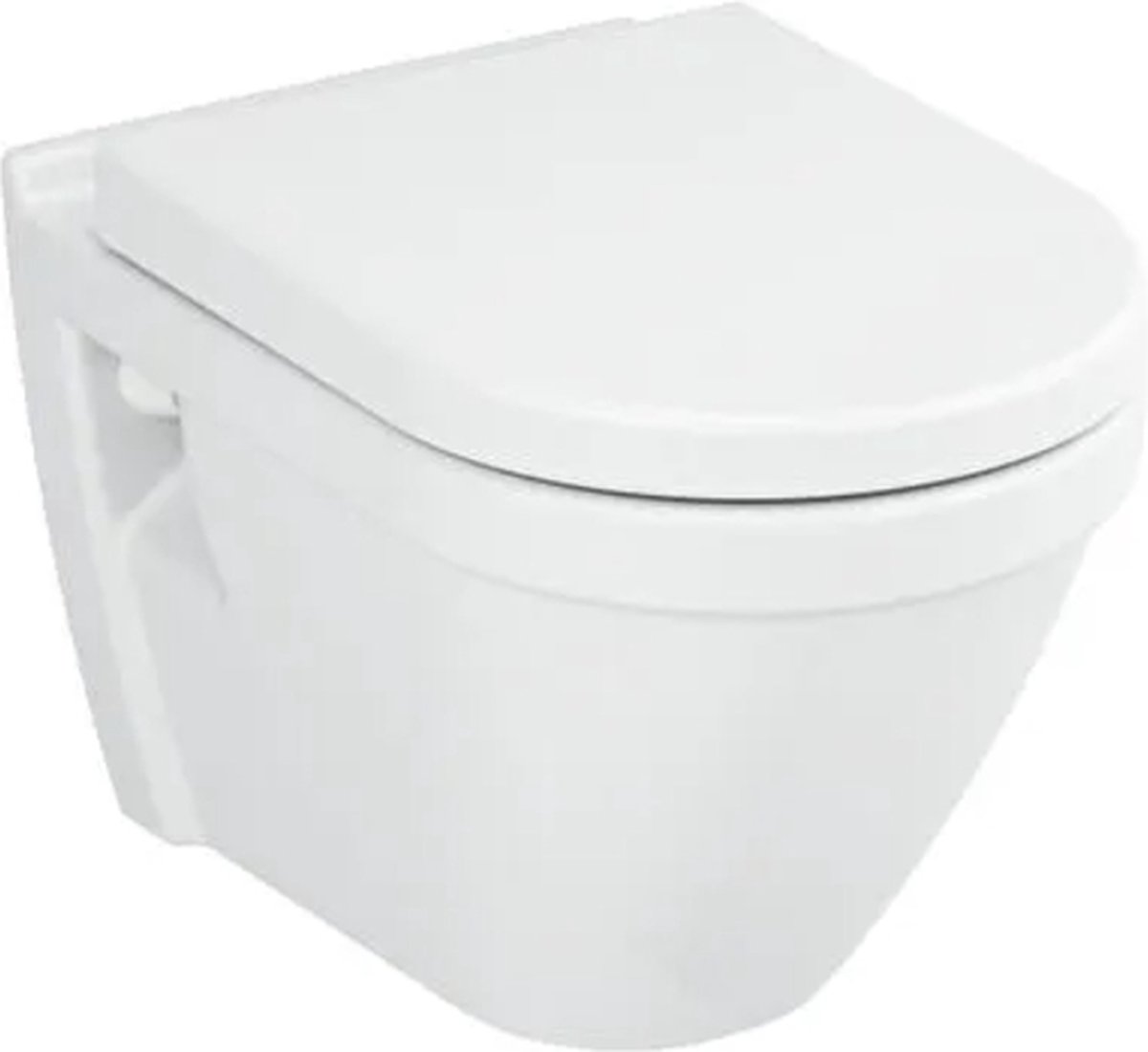 VitrA S50 Wandclosetpack, hangende toilet, inclusief softclose zitting, Wit, 54 cm