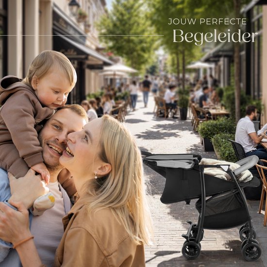tectake® Buggy Kinderwagen von 0 bis 3 Jahre, Wagen für